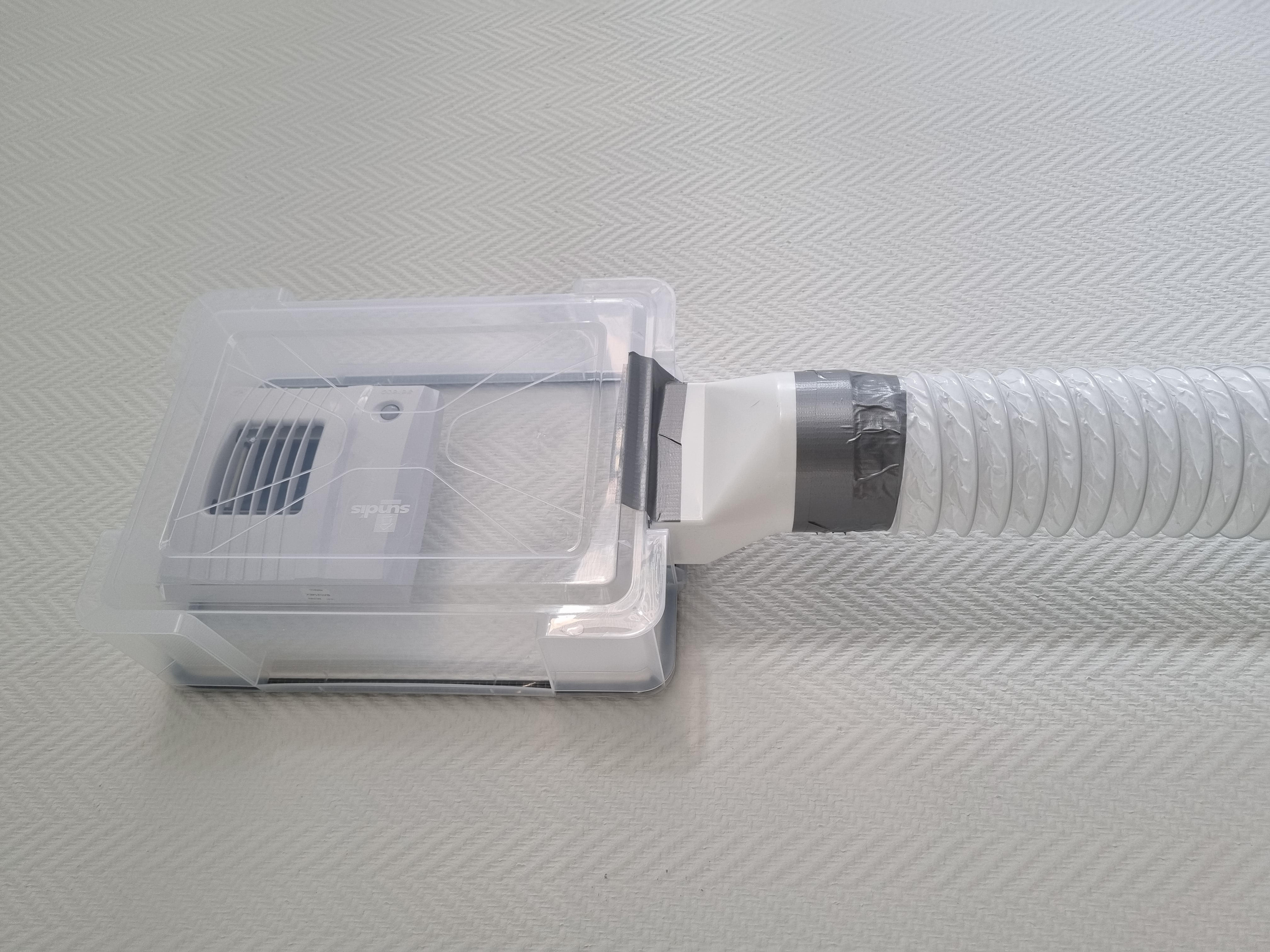 Mesure debit dair salle de bains